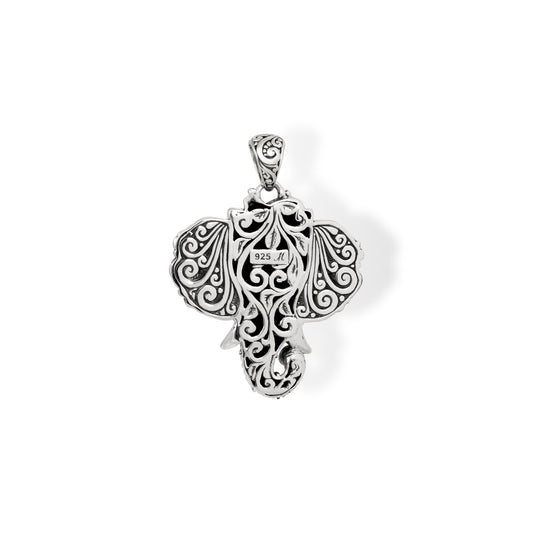 Sterling Silver Elephant Pendant