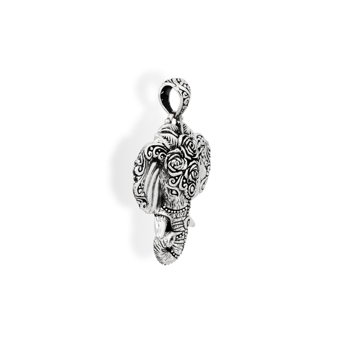 Sterling Silver Elephant Pendant