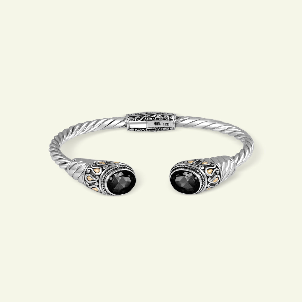 Handcrafted Twisted Cable Sterling Silver Cuff Bracelet