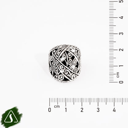 Sterling Silver Abstract Tribal Band Ring
