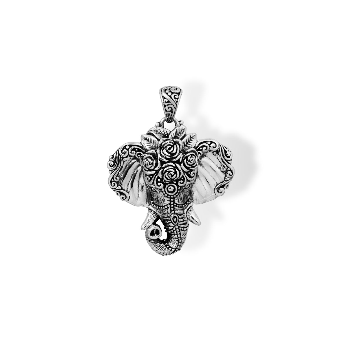 Sterling Silver Elephant Pendant