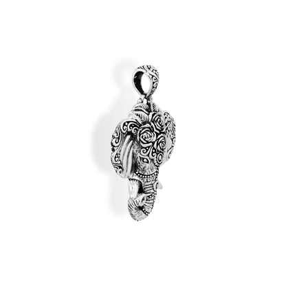 Sterling Silver Elephant Pendant
