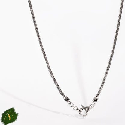 Dragon Bone Necklace 925 sterling silver chain