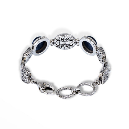 Sterling Silver Blue Kyanite Bracelet