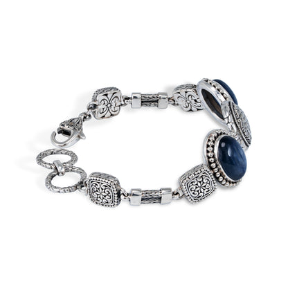 Sterling Silver Blue Kyanite Bracelet