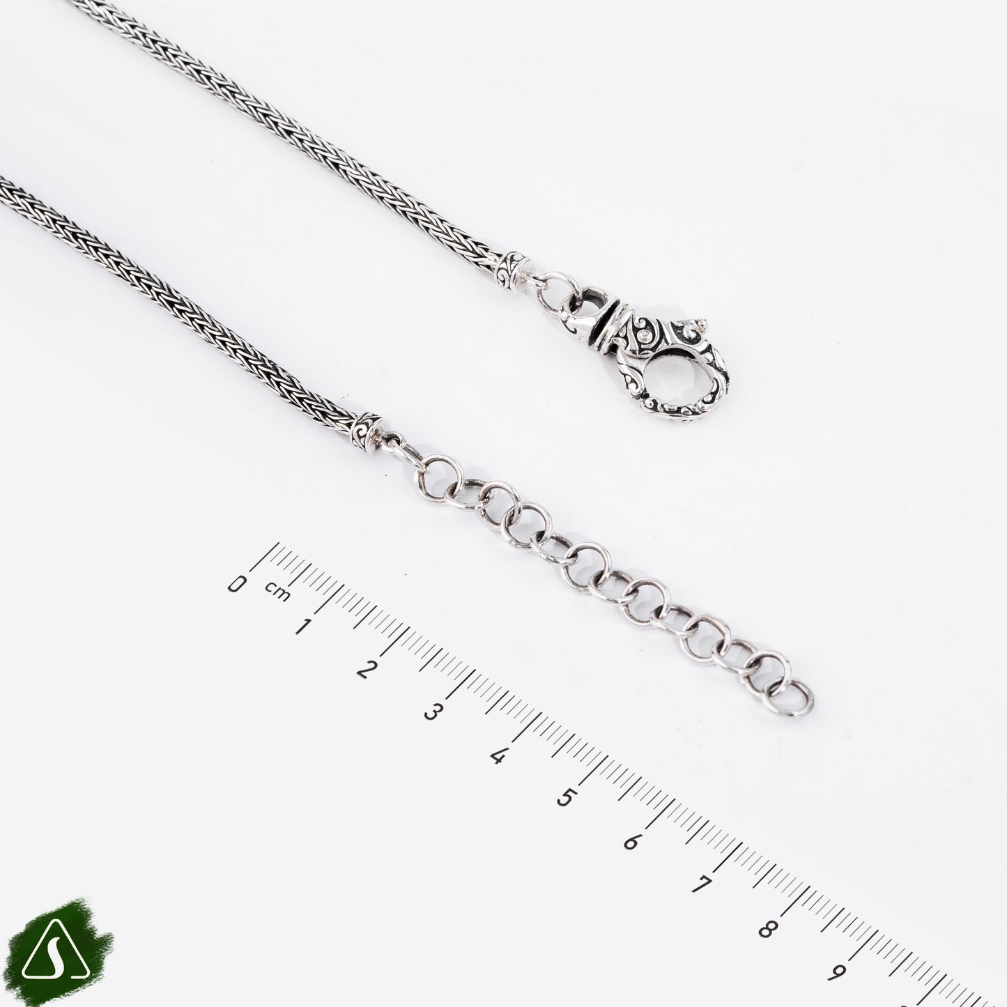 Sterling Silver Bar Necklace with Blue Topaz, Peridot & Citrine Gemstones and 18K Gold Accents