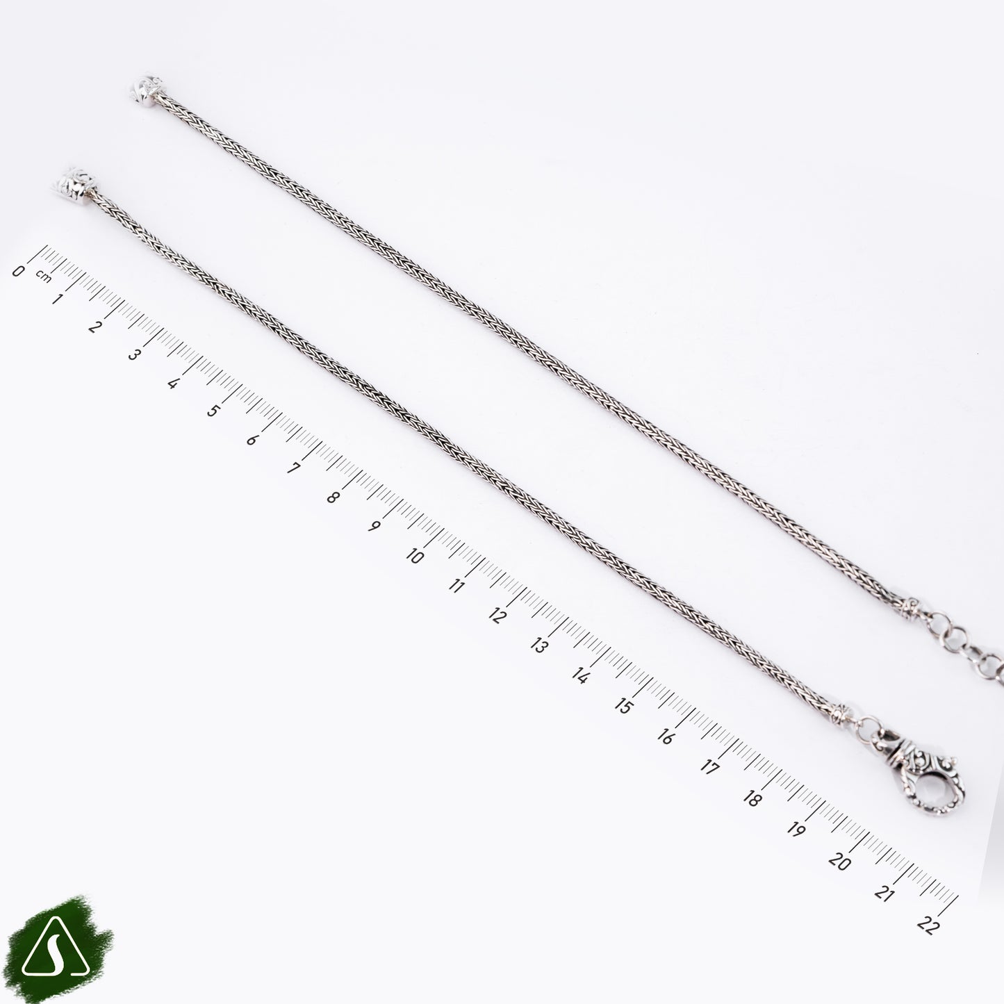 Sterling Silver Bar Necklace with Blue Topaz, Peridot & Citrine Gemstones and 18K Gold Accents