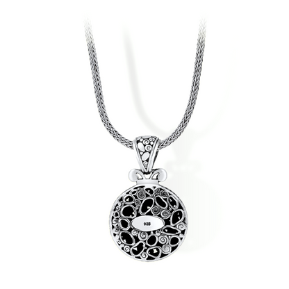 Pumice Essence Round Pendant