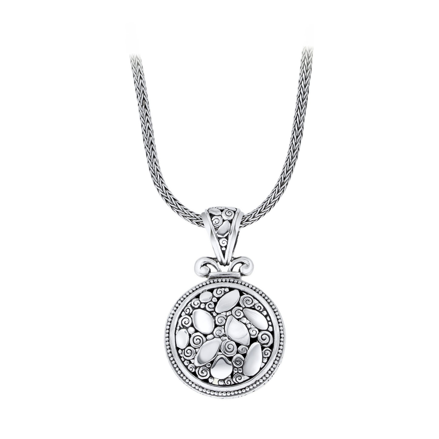 Pumice Essence Round Pendant
