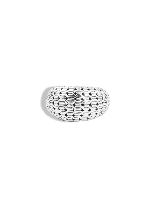 Dragon Bone Sterling Silver Ring