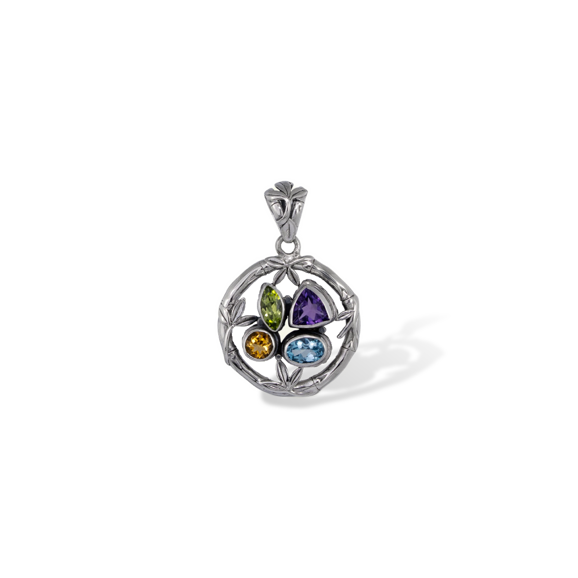 Bamboo Essence Multistone Pendant