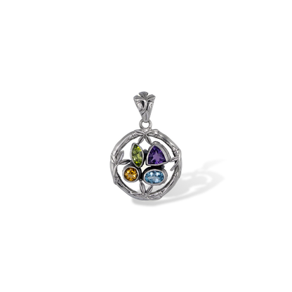 Bamboo Essence Multistone Pendant