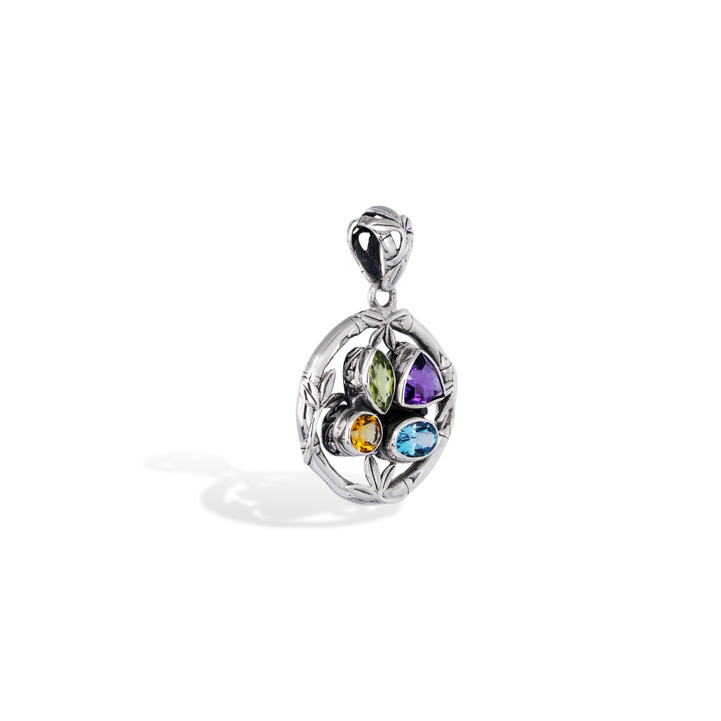 Bamboo Essence Multistone Pendant