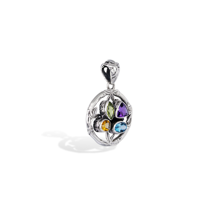 Bamboo Essence Multistone Pendant